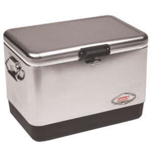 Caixa Térmica em Aço Inoxidável 51 Litros (54 QT) | Coleman