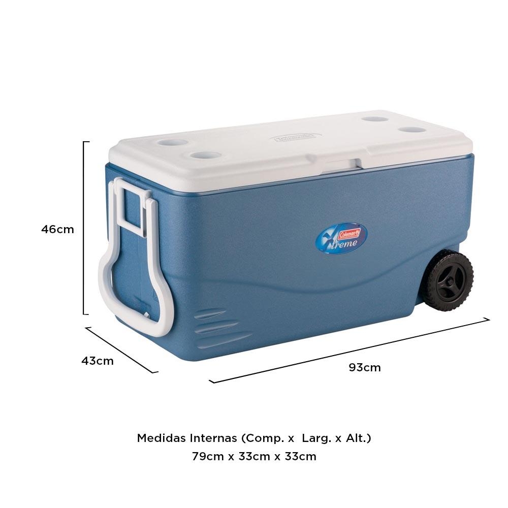 Caixa Térmica com Rodas Xtreme 95 Litros (100 QT) | Coleman - Imagem 4