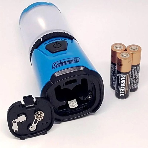 Mini Lampião HIGH TECH 3 AAA Azul | Coleman - INCOTERMINAS® - Imagem 3