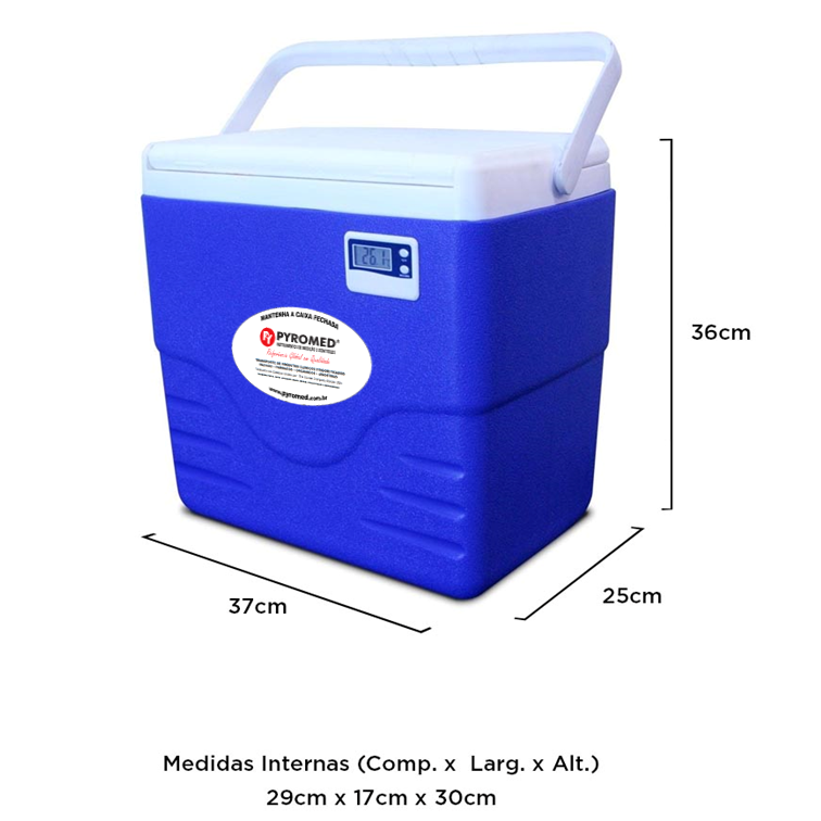 CAIXA TÉRMICA 15,1 LITROS (16QT) COM TERMÔMETRO MÁXIMA E MÍNIMA DIGITAL | PYROMED® – COLEMAN - Imagem 8