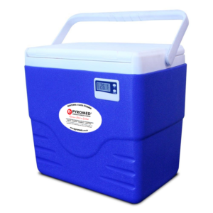 CAIXA TÉRMICA 15,1 LITROS (16QT) COM TERMÔMETRO MÁXIMA E MÍNIMA DIGITAL | PYROMED® – COLEMAN