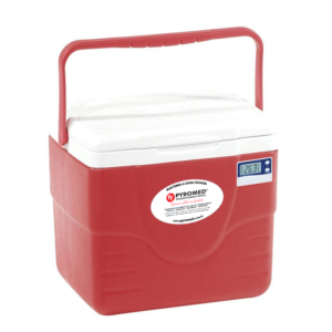 CAIXA TÉRMICA 8,5 LITROS (9QT) COM TERMÔMETRO MÁXIMA E MÍNIMA DIGITAL | PYROMED® – COLEMAN