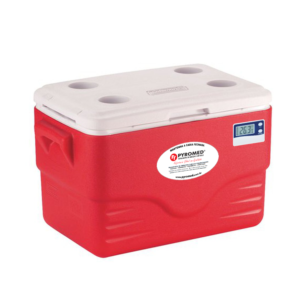 CAIXA TÉRMICA 34 LITROS (36QT) COM TERMÔMETRO MÁXIMA E MÍNIMA DIGITAL | PYROMED® – COLEMAN