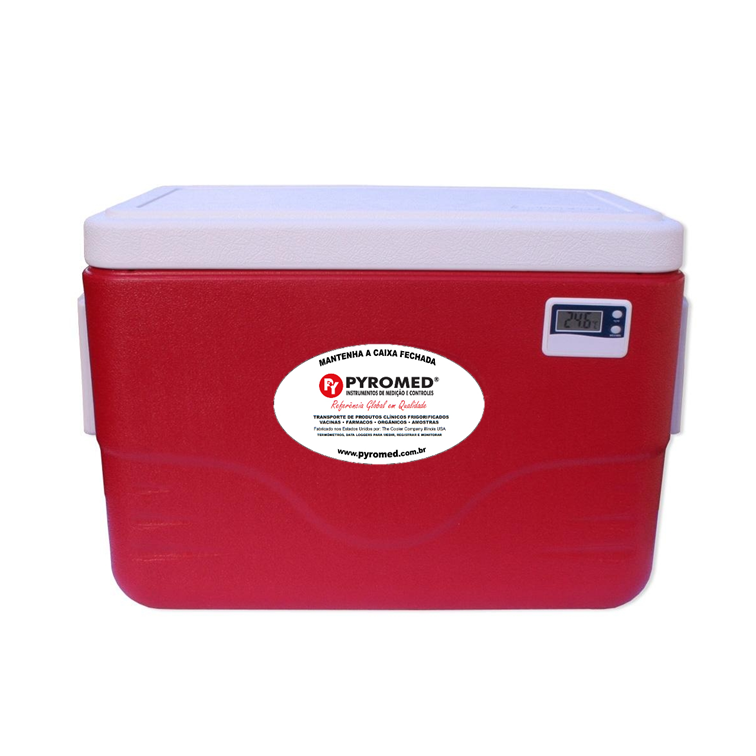 CAIXA TÉRMICA 26,5 LITROS (28QT) COM TERMÔMETRO MÁXIMA E MÍNIMA DIGITAL | PYROMED® – COLEMAN - Imagem 4
